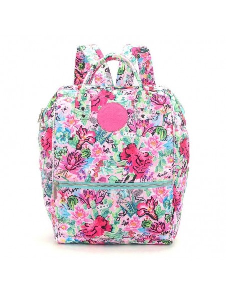 Mochila flores de Chimola de 37 cm.