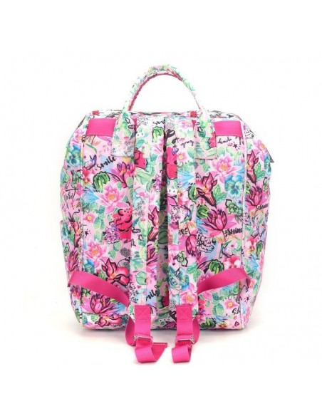 Mochila flores de Chimola de 37 cm.
