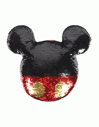 Cojín Lentejuelas Mickey Mouse Disney.