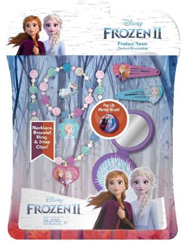 Set 6 accesorios pelo con cepillo de Frozen 2 (6/24) - Imagen 1
