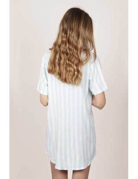 ADMAS CLASSIC Camisola Manga Corta Stripes para Mujer - Imagen 3