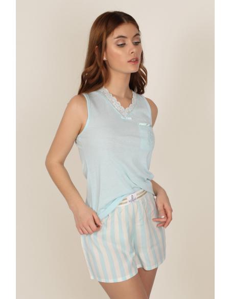 ADMAS CLASSIC Pijama Tirantes Classic Stripes para Mujer - Imagen 2