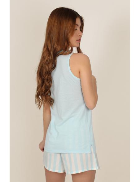 ADMAS CLASSIC Pijama Tirantes Classic Stripes para Mujer - Imagen 3
