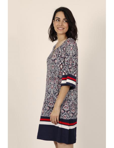 ADMAS Vestido Navy Style para Mujer - Imagen 2