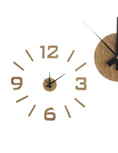 Reloj adhesivo efecto madera nordic (2/6/30) - Imagen 1
