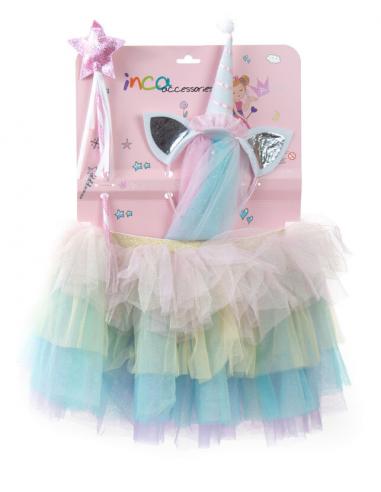 Set tutu, diadema unicornio y varita - Imagen 1