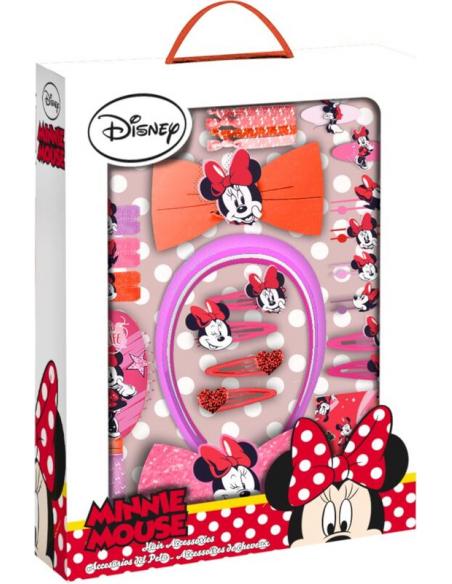 Set accesorios pelo 34 piezas de Minnie Mouse (st24) - Imagen 1