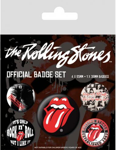 Juego de chapas de The Rolling Stones - Imagen 1