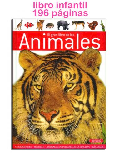 El gran libro de los animales 196 paginas 20x27cm - Imagen 1
