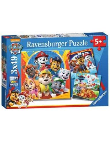Puzzle Ravensburger 3x49 piezas de Paw Patrol La Patrulla Canina (1/1) - Imagen 1