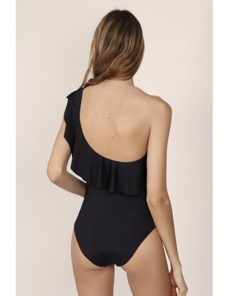 ADMAS Bañador Copas Volante Lateral para Mujer - Imagen 2