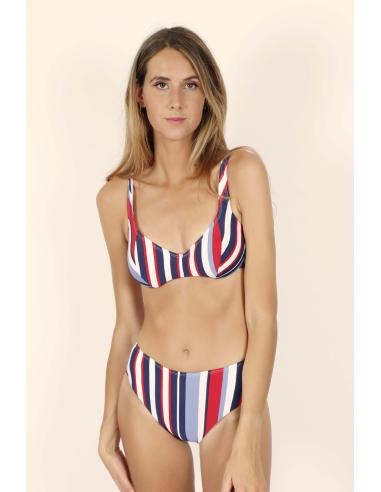 ADMAS Bikini Aro Elegant Stripes para Mujer - Imagen 1