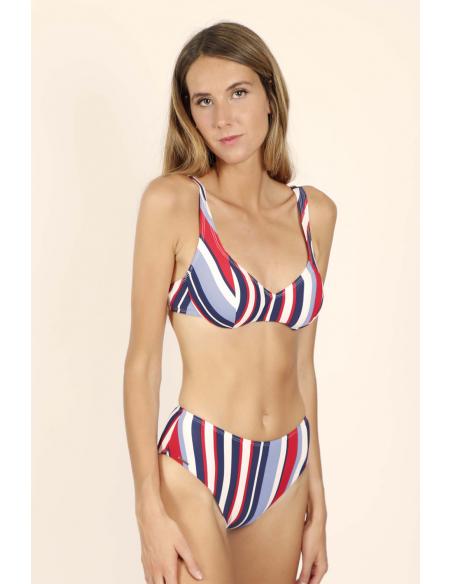 ADMAS Bikini Aro Elegant Stripes para Mujer - Imagen 2