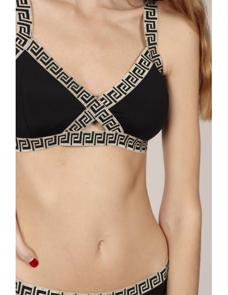 ADMAS Bikini Triangulo Oro para Mujer - Imagen 2