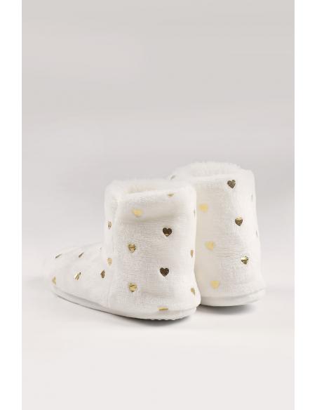 ADMAS Botas/Zapatillas De Estar Por Casa Corazones para Mujer - Imagen 2