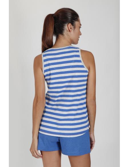 ADMAS Pijama Tirantes Fast Food para Mujer - Imagen 3