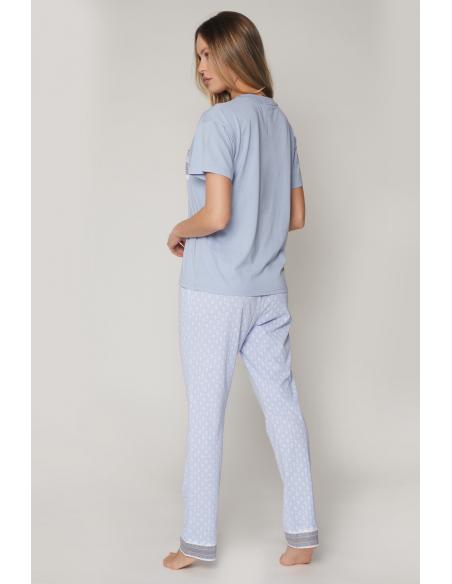 ADMAS CLASSIC Pijama Manga Corta Small Dots para Mujer - Imagen 3