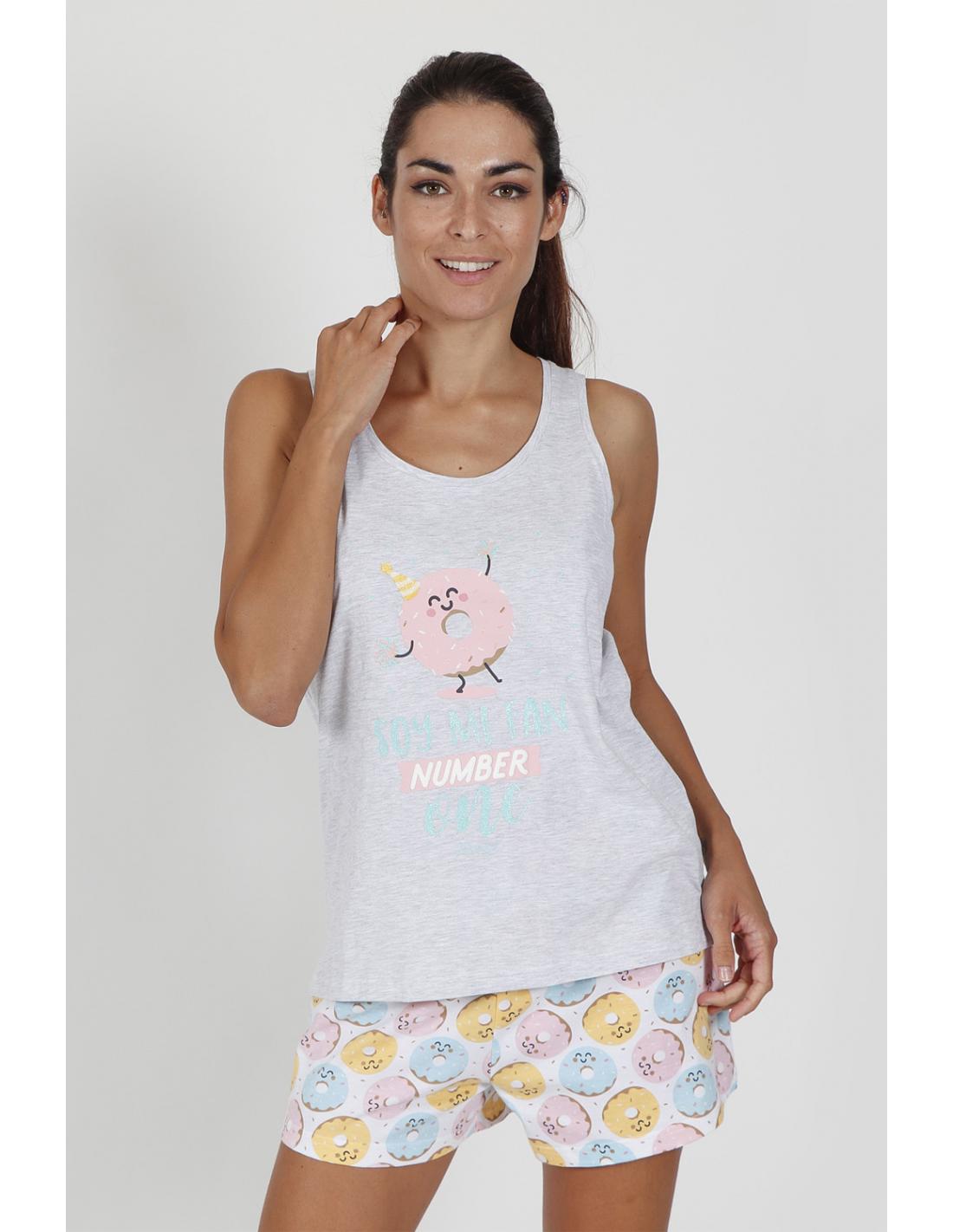 Pijama Mr. Wonderful Tirantes Soy Fan para Mujer Envío GRATIS