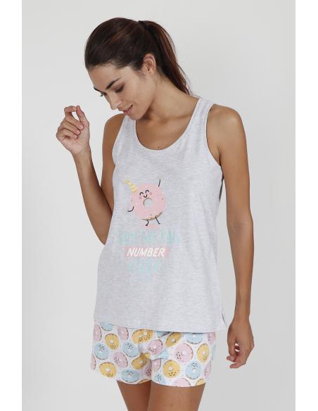 MR WONDERFUL Pijama Tirantes Soy Mi Fan para Mujer - Imagen 2