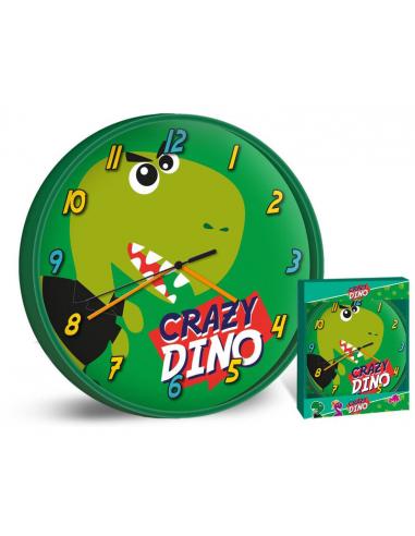 Reloj pared 25cm de Dinosaurios (st12) - Imagen 1