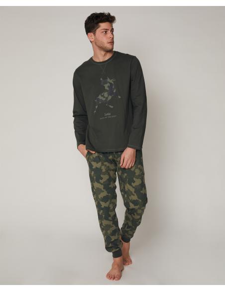 LOIS Pijama Manga Larga Field para Hombre - Imagen 1
