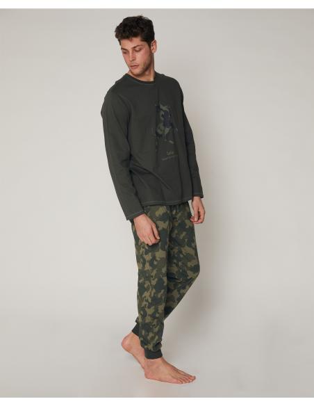 LOIS Pijama Manga Larga Field para Hombre - Imagen 2
