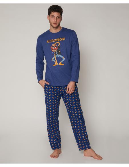 DISNEY Pijama Manga Larga Animal Lookingood para Hombre - Imagen 1