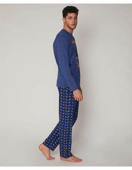DISNEY Pijama Manga Larga Animal Lookingood para Hombre - Imagen 2