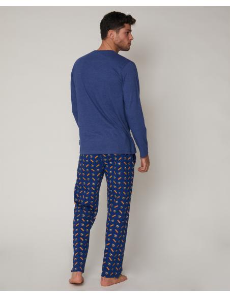 DISNEY Pijama Manga Larga Animal Lookingood para Hombre - Imagen 3