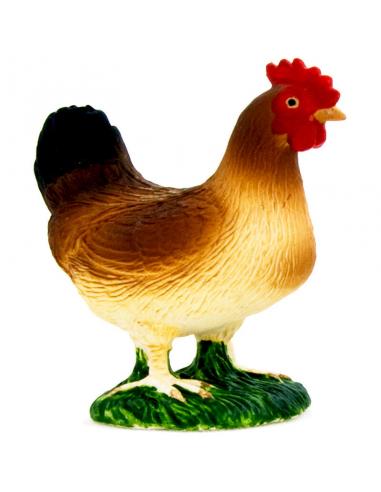 Figura Mojo Gallina 4,5cm &#39;serie granja y caballos Small&#39; - Imagen 1