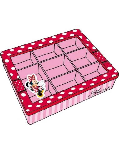 Caja joyero de madera con compartimentos de Minnie Mouse - Imagen 1