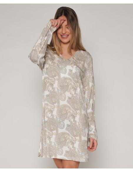 ADMAS CLASSIC Camisola Manga Larga Natural Cashmere para Mujer - Imagen 1