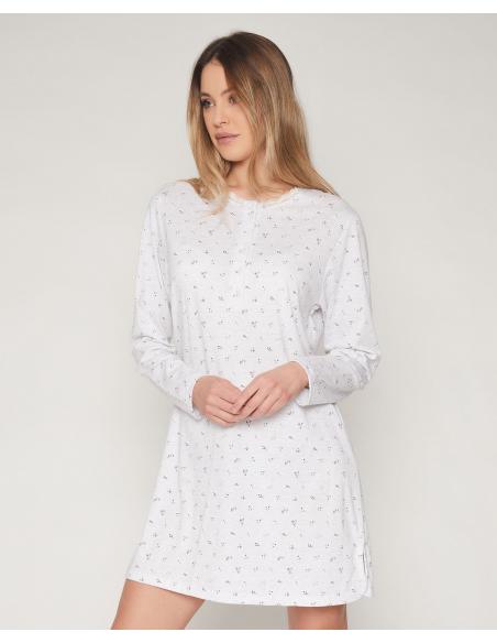 ADMAS Camisola Manga Larga Pretty Flowers para Mujer - Imagen 1