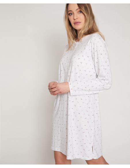 ADMAS Camisola Manga Larga Pretty Flowers para Mujer - Imagen 2