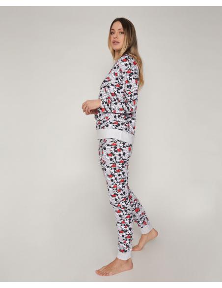 DISNEY Pijama Manga Larga Mickey para Mujer - Imagen 2