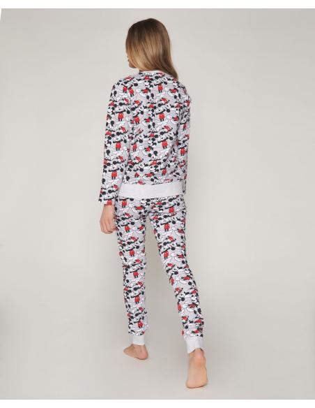 DISNEY Pijama Manga Larga Mickey para Mujer - Imagen 3