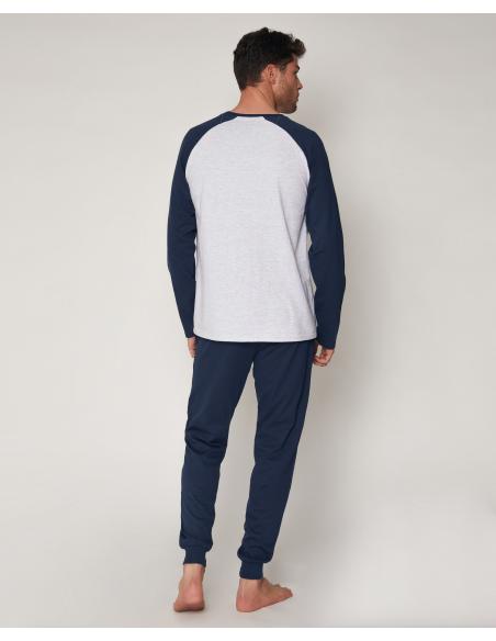 ANTONIO MIRO Pijama Manga Larga Road para Hombre - Imagen 3