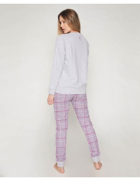 SANTORO GORJUSS Pijama Manga Larga Felpa Le Beret para Mujer - Imagen 3