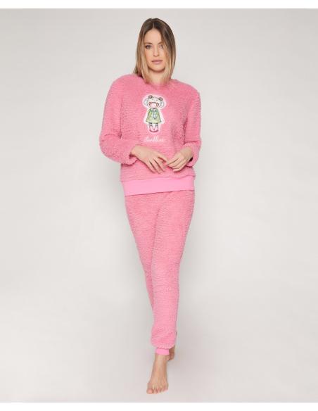 SANTORO GORJUSS Pijama Borreguito Manga Larga Lambkins para Mujer - Imagen 1