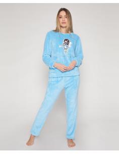 SANTORO GORJUSS Pijama Calentito Manga Larga Bubble Fairy para Mujer - Imagen 1