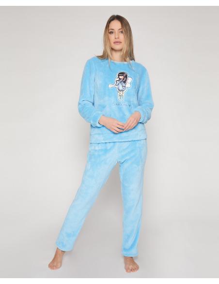 SANTORO GORJUSS Pijama Calentito Manga Larga Bubble Fairy para Mujer - Imagen 1
