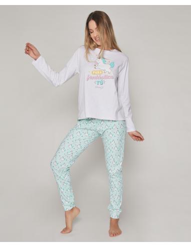 MR WONDERFUL Pijama Manga Larga Fantástica para Mujer - Imagen 1