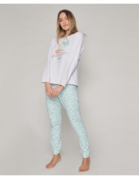 MR WONDERFUL Pijama Manga Larga Fantástica para Mujer - Imagen 2