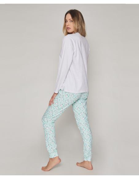 MR WONDERFUL Pijama Manga Larga Fantástica para Mujer - Imagen 3