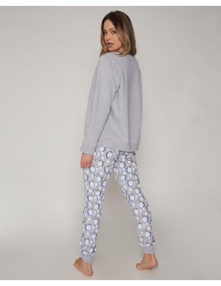 MR WONDERFUL Pijama Manga Larga Mil Minutitos Más para Mujer - Imagen 3