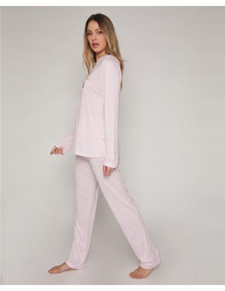 ADMAS CLASSIC Pijama Manga Larga Soft Secret para Mujer - Imagen 2