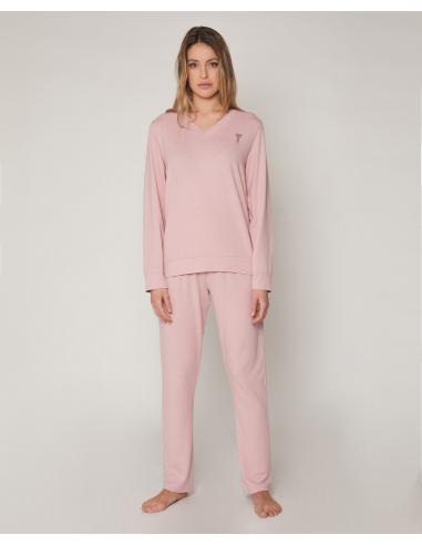 ADMAS HOME Pijama Manga Larga Make it Happen para Mujer - Imagen 1
