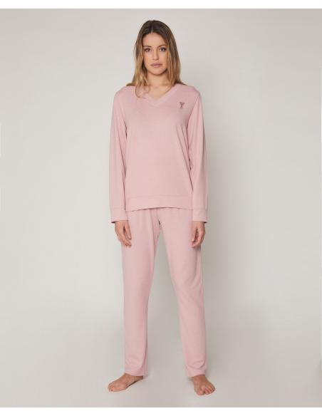 ADMAS HOME Pijama Manga Larga Make it Happen para Mujer - Imagen 1