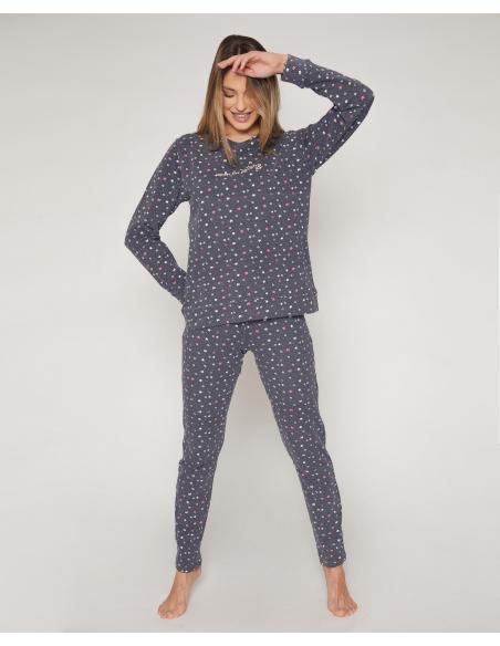 ADMAS Pijama Manga Larga Under the Stars para Mujer - Imagen 1