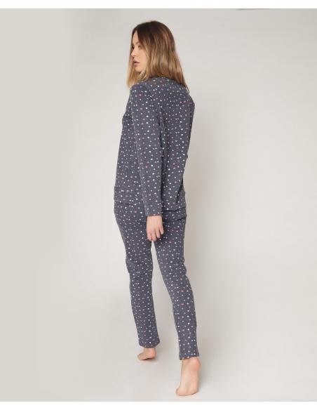 ADMAS Pijama Manga Larga Under the Stars para Mujer - Imagen 2